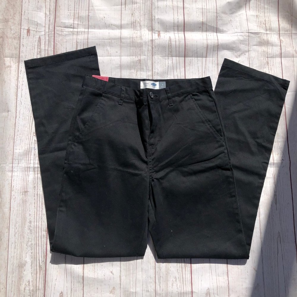Old Navy Black Straight Droit Pants 16 - Picture 4 of 5